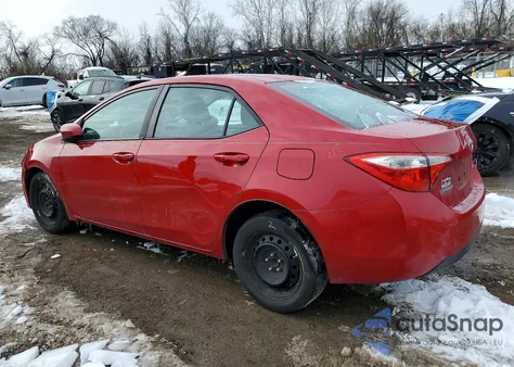 2015 Toyota Corolla L z USA, uszkodzony, nr VIN 2T1BURHE1FC390834